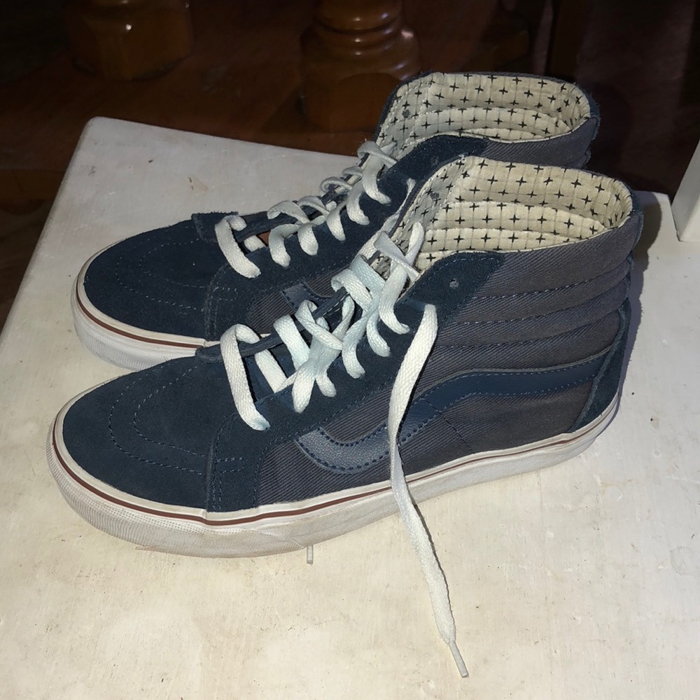 NAVY HI TOP OLD SCHOOL VANS